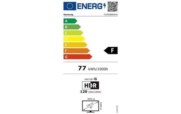 SAMSUNG Téléviseur UHD 4K SA TU55U8005HUXXC